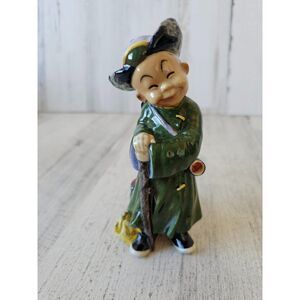 Gort green little traveler priolo p149 Chinese Japanese figurine statue vintage‎